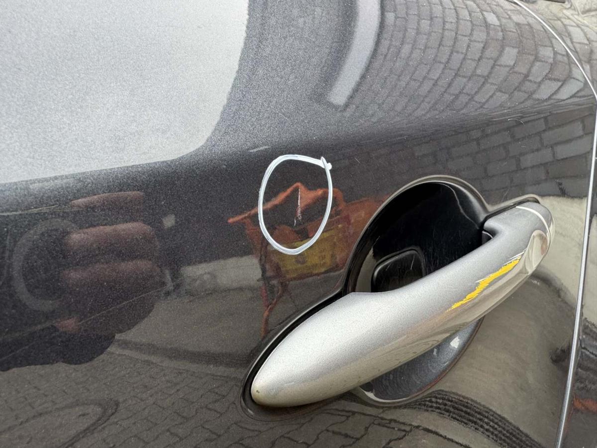 Renault Megane 3 Grandtour original T&uuml;r hinten links TEB66 Graphitschwarz Rohbau Bj.2011